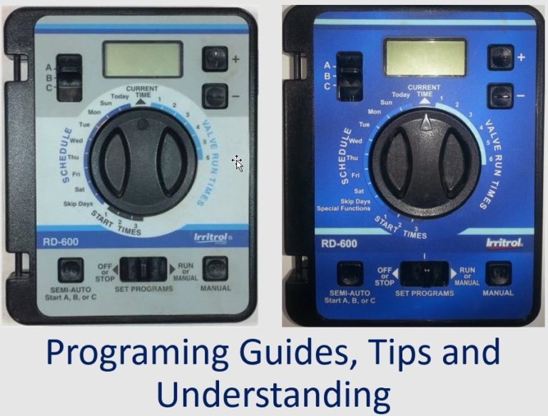 irritrol rain dial manual